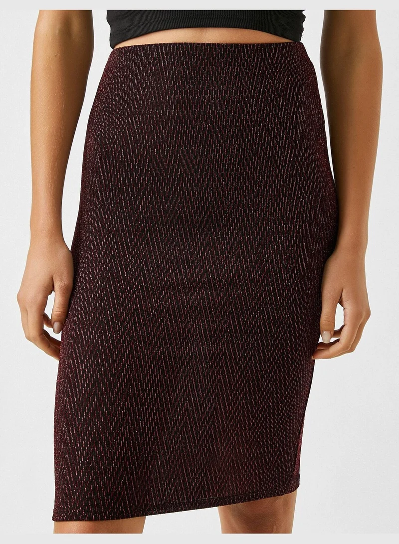 KOTON Patterned Skirt