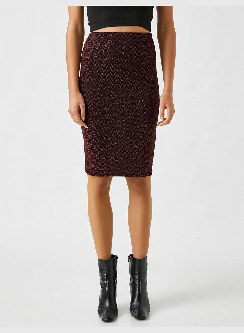 KOTON Patterned Skirt