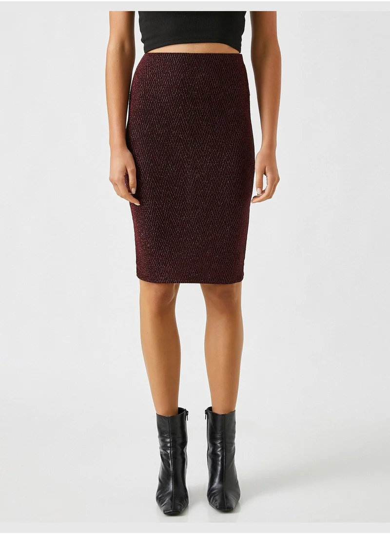 KOTON Patterned Skirt