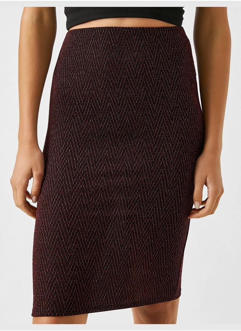 KOTON Patterned Skirt