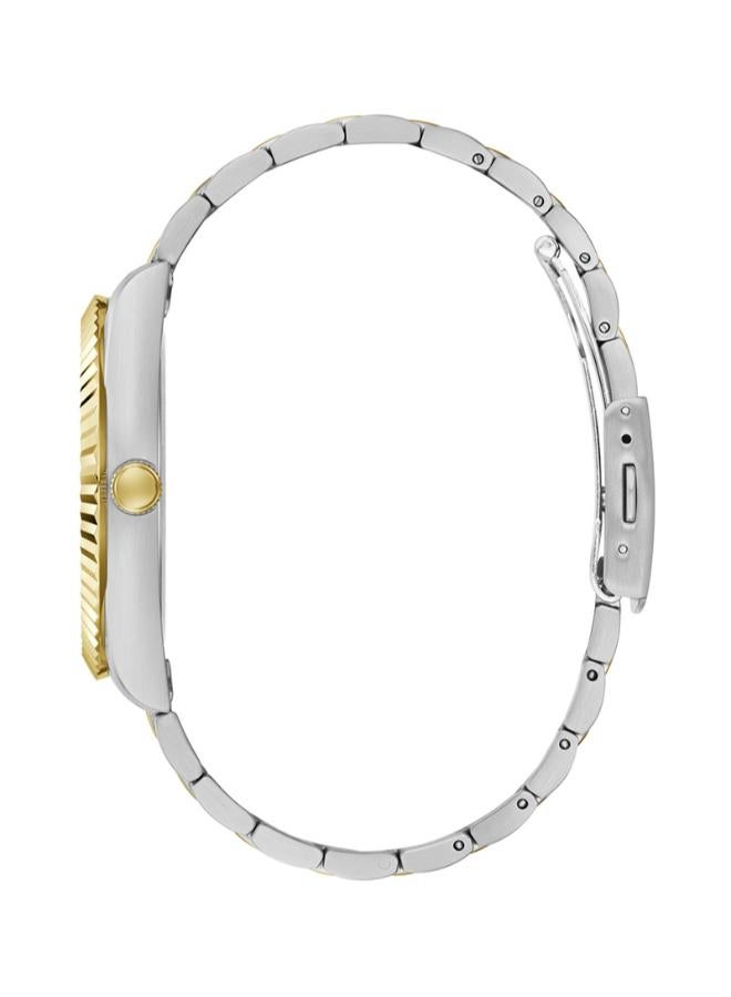 GUESS CONNOISSEUR Recycled Steel 42 mm Analog Watch - Image 5