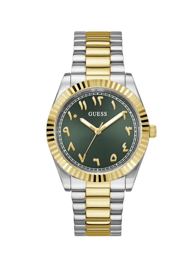 GUESS CONNOISSEUR Recycled Steel 42 mm Analog Watch - Image 1