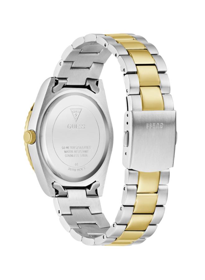 GUESS CONNOISSEUR Recycled Steel 42 mm Analog Watch - Image 4