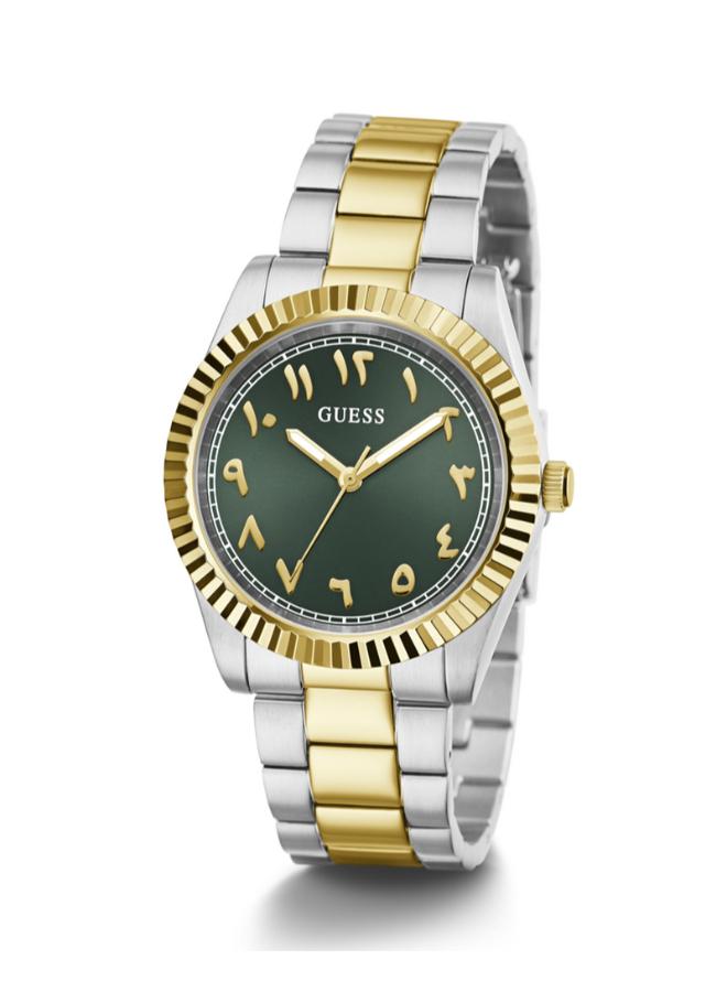 GUESS CONNOISSEUR Recycled Steel 42 mm Analog Watch - Image 2