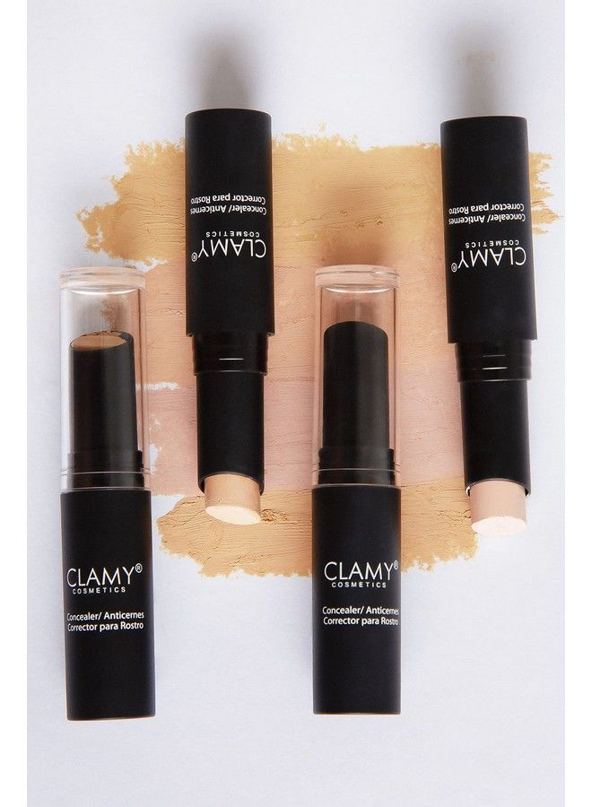Clamy Full Cover Concealer Stick For Long Lasting Exquisite Flawless Color Correction 3.7G Light Beige - Image 4