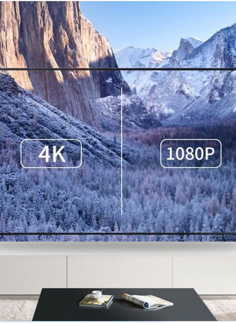ماركة غير محددة - محول USB C إلى HDMI مزود بـ 3 منافذ USB 3.0، ومخرج HDMI 4K، ومتوافق مع MacBook Pro وiPad وXPS وSurface وAndroid والمزيد، يتطلب وضع DP البديل - Image 1