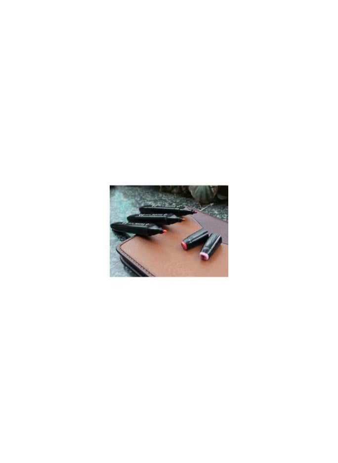 طقم أقلام ماركر مزدوجة الجانب طراز W060015 مكون من 80 قطعة متعدد الألوان