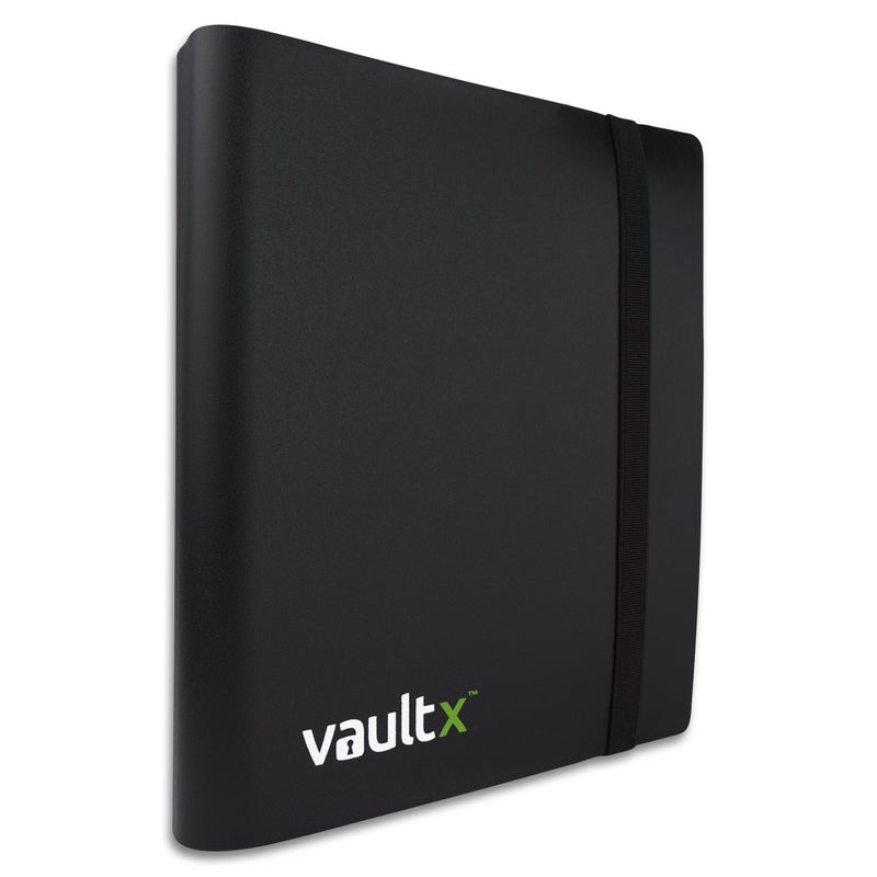 Vault X 4 Pocket Trading Card Strap Binder, 160 Cards, Standard, 20 Side-Loading Pages, TCG (Black) - Image 2