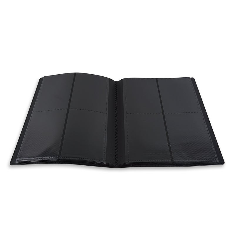 Vault X 4 Pocket Trading Card Strap Binder, 160 Cards, Standard, 20 Side-Loading Pages, TCG (Black) - Image 4