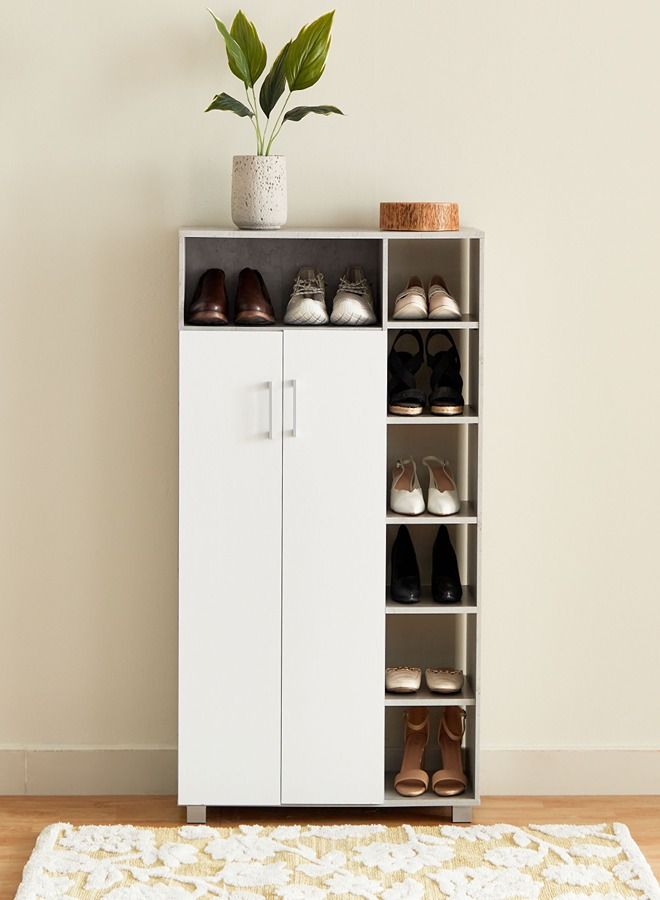Home Box Patara Derby 21-Pair Shoe Cabinet With 2 Doors 31x114x79 cm  - Image 2
