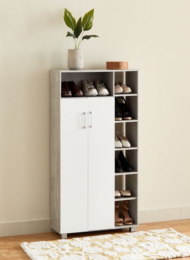 Home Box Patara Derby 21-Pair Shoe Cabinet With 2 Doors 31x114x79 cm  - Image 1
