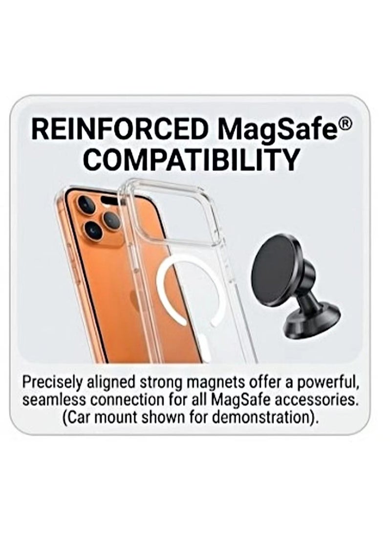 Captaintech Clear Case for iPhone 17 Pro Max (6.9") - Slim Transparent MagSafe Cover with Anti-Scratch & Drop Protection - Image 3