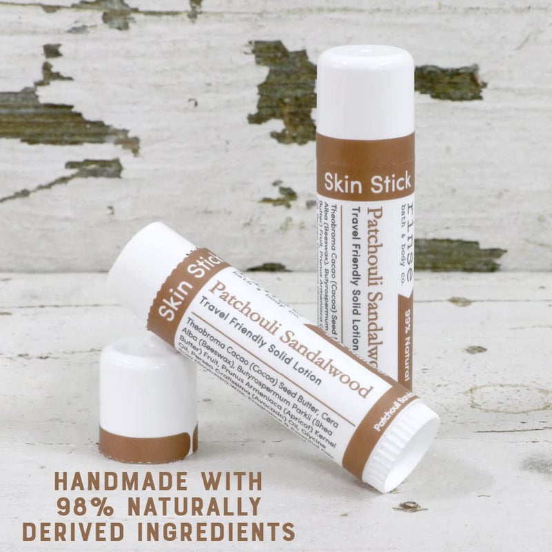 Rinse Bath  Body Rinse Bath Body Solid Sandalwood Patchouli Lotion Natural Solid Lotion wShea and Cocoa Butter Moisturizing No Mess Travel Lotion wBeeswax Apricot Refined Avocado Oil Handmade 5oz - Image 4