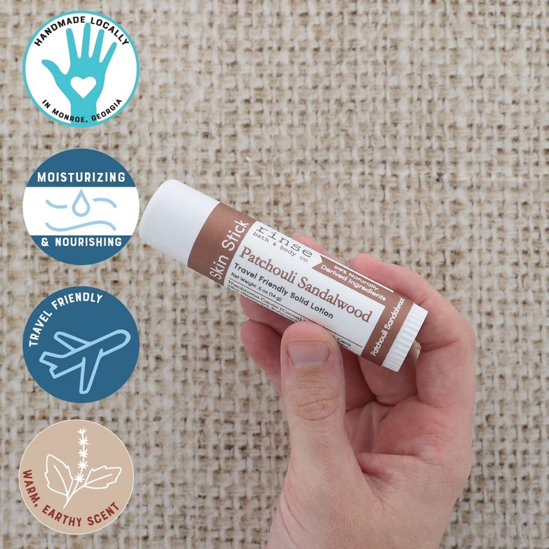 Rinse Bath  Body Rinse Bath Body Solid Sandalwood Patchouli Lotion Natural Solid Lotion wShea and Cocoa Butter Moisturizing No Mess Travel Lotion wBeeswax Apricot Refined Avocado Oil Handmade 5oz - Image 3