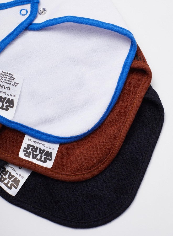 STAR WARS Baby Boys' Bandana Bibs 3 Pack Set for Feeding, Teething, and Drooling Darth Vader Chewbacca R2-D2 - Image 5