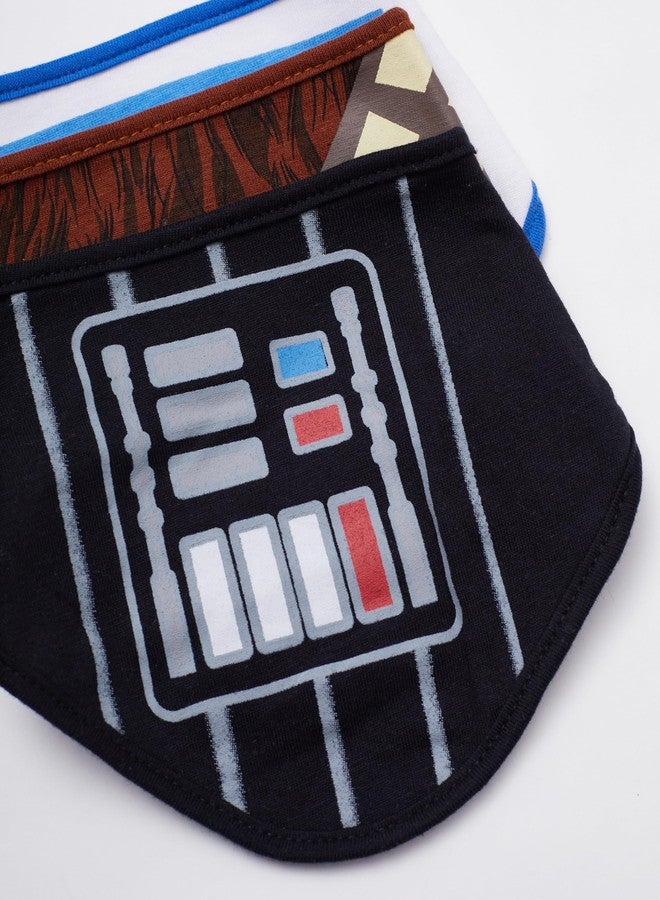 STAR WARS Baby Boys' Bandana Bibs 3 Pack Set for Feeding, Teething, and Drooling Darth Vader Chewbacca R2-D2 - Image 4