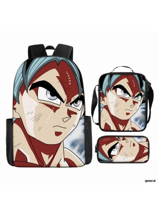 عام حقيبة ظهر مطبوعة عالمية مشتركة - مجموعة حقائب ظهر من ثلاث قطع (متوفرة للطلاب والأطفال والأصدقاء في النزهايات وتسلق الجبال وما إلى ذلك) - 37 - Image 1