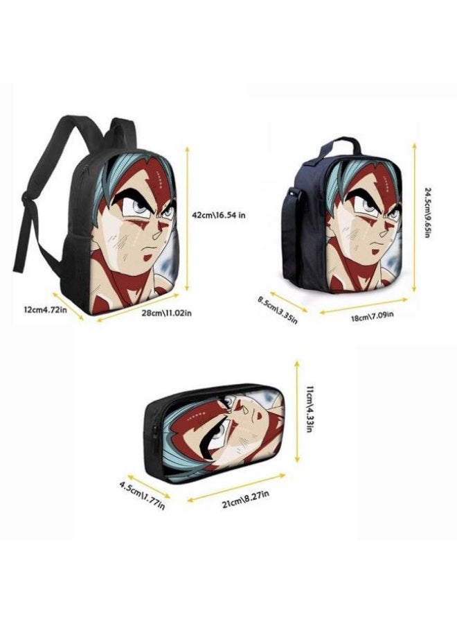 عام حقيبة ظهر مطبوعة عالمية مشتركة - مجموعة حقائب ظهر من ثلاث قطع (متوفرة للطلاب والأطفال والأصدقاء في النزهايات وتسلق الجبال وما إلى ذلك) - 37 - Image 2