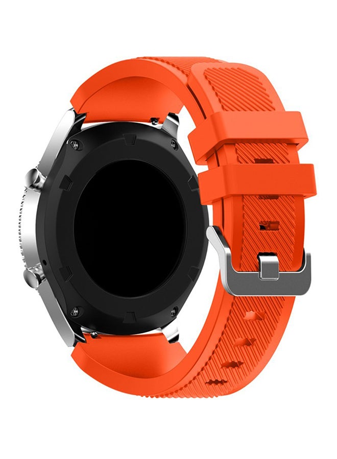 ISank Replacement Watch Band For Samsung Gear S3 Frontier/Classic Orange - Image 2