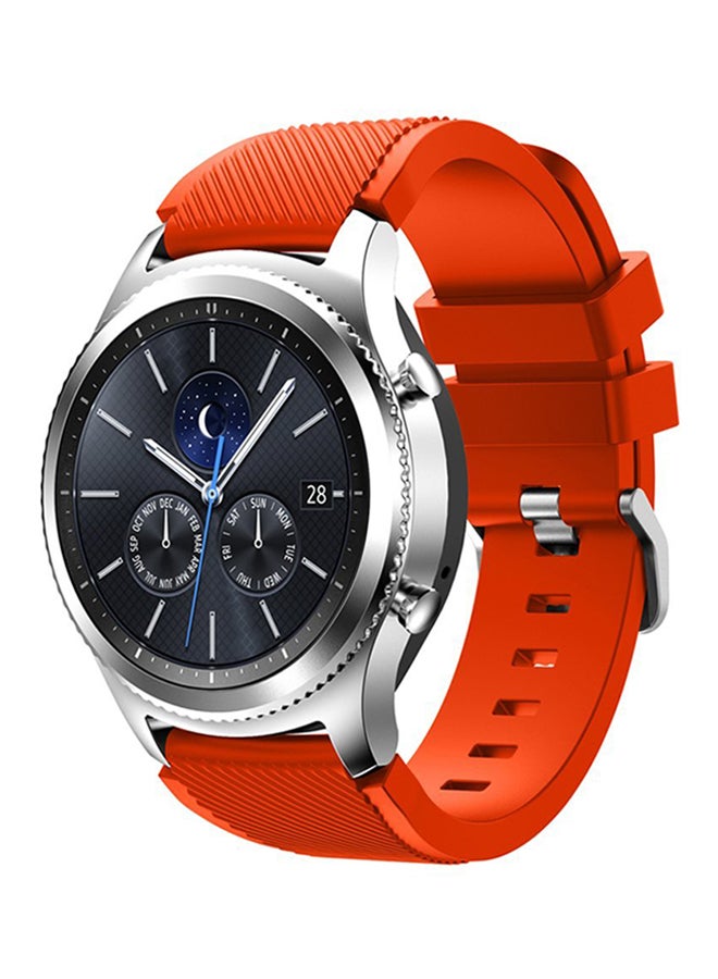 ISank Replacement Watch Band For Samsung Gear S3 Frontier/Classic Orange - Image 3
