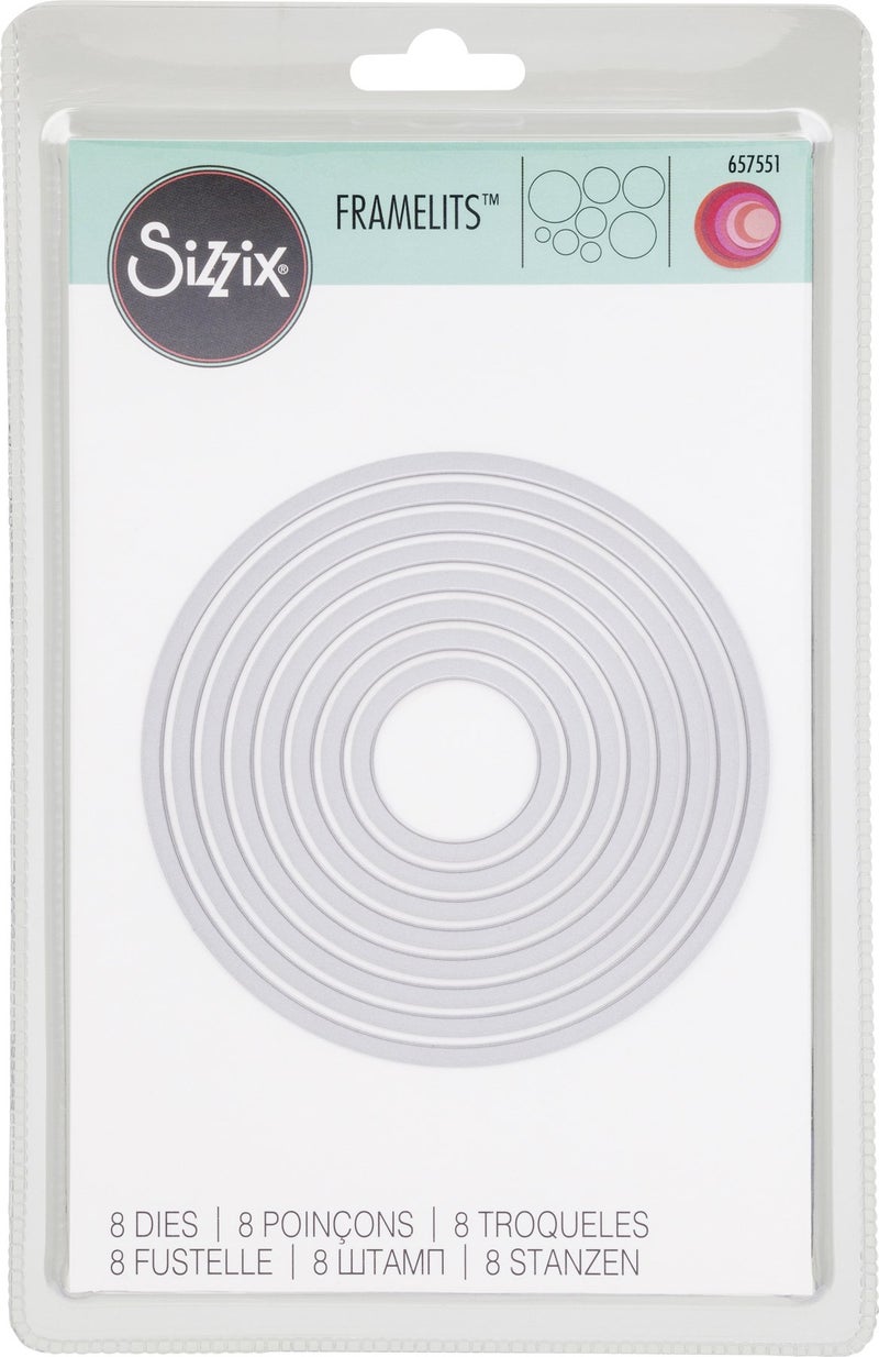 Sizzix Framelits Die Set 8/PK - Circles - Image 2