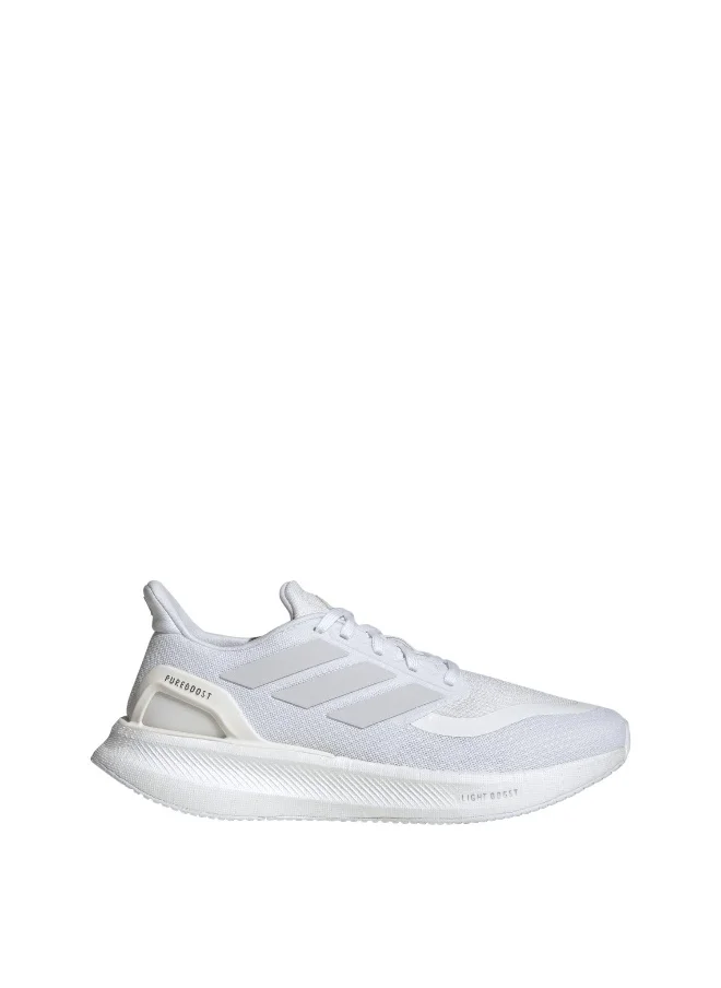 Adidas Adidas Pureboost 5 W White Running Shoes For Women 3.5