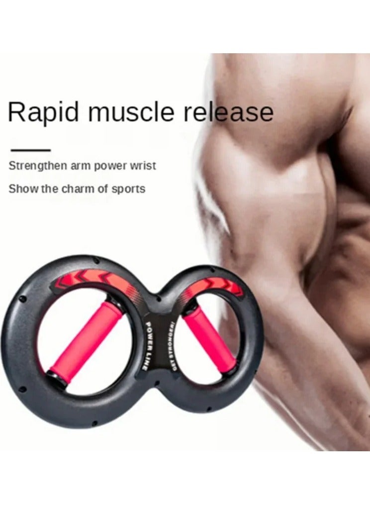 Chest Trainer Arm Exercise Equipment Arm Muscle Exerciser Barbell Power Hand Grip Strengthener Chest Expander Chest Spring Arm Strengthener Devices Hand Clip Fitness Sports(15Kg) - Image 2