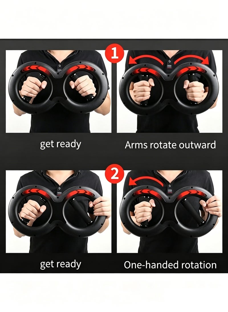 Arm Exercise Equipment Arm Muscle Exerciser Arm Power Hand Grip Strengthener Chest Spring Arm Strengthener Devices Hand Clip Fitness Sports(15Kg) - Image 3