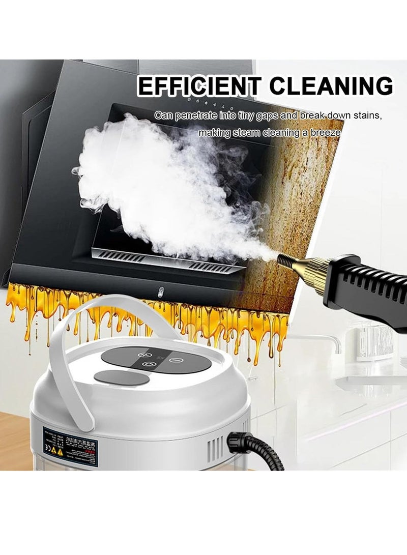 ET-LIFE 1500ML Steam Cleaner with Smart Touch Screen, High Pressure High Power Steamer for Cleaning, Portable Steam Cleaner for Home, Handheld Steam Cleaner for Kitchen, Bathroom, Car, Grout and Tile - Image 2