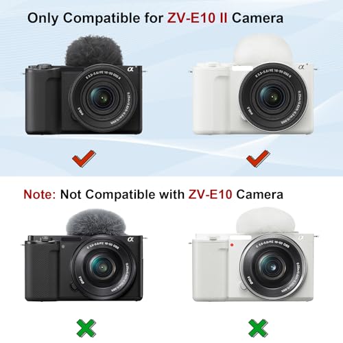 RAIALL غطاء سيليكون RAIALL لكاميرا سوني ZV-E10 II Vlog، غلاف سيليكون واقي ناعم لكاميرا ZVE10 II الرقمية، غطاء مطاطي خفيف للسفر لكاميرا سوني ألفا ZVE10M2، أسود - Image 2