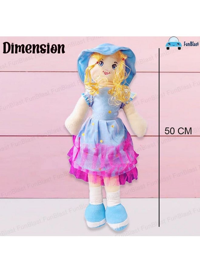 FunBlast Dolls for Girls - Soft Dolls for Girls, Doll for Kids, Doll for Baby Girl, Soft Toys for Girls, Plush Toys for Girls, Stuffed Toys, Return Gifts for Kids - Made in India - Image 3