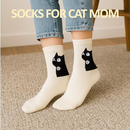 LUICONMO Cat Mom Gifts, Cat Lover Gifts For Women, Mothers Day Gift For Mom Cute Cats Themed Gift For Crazy Cat's Lady, Women, Daughters with 16oz Glass cup - Image 5