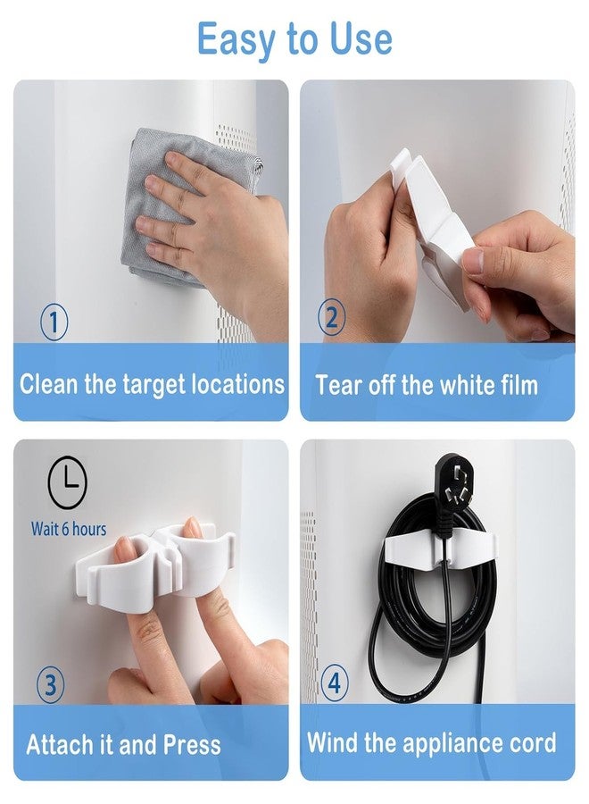 DEAL NUT Cord Organizer For Appliances,Upgraded Kitchen Appliance Cord Organizer Stick On Appliance Wire Organizer For Kitchen Appliances Mixers,Coffee Makers,Pressure Cooker,Air Fryer (4) - Image 4