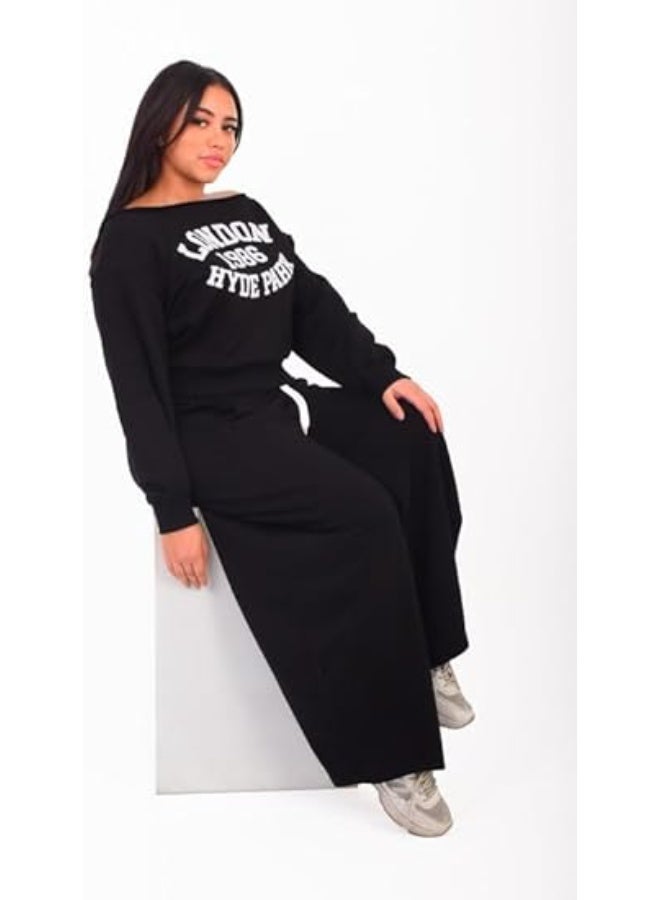 Mosca Wear Barrel Fit Comfy Cotton Sweatpants for Women - Image 3
