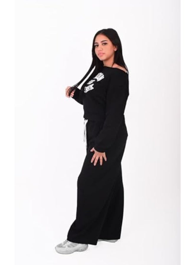 Mosca Wear Barrel Fit Comfy Cotton Sweatpants for Women - Image 4