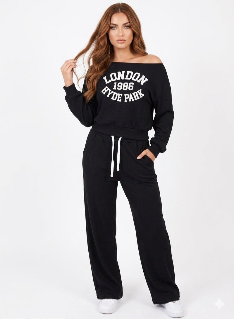 Mosca Wear Barrel Fit Comfy Cotton Sweatpants for Women - Image 1