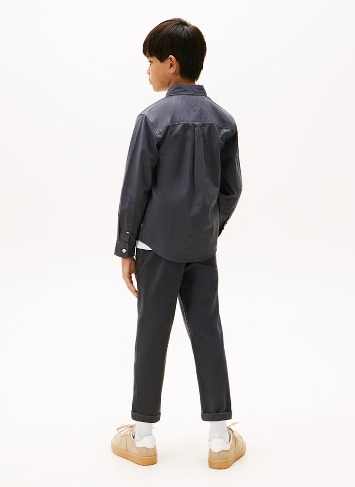 تومي هيلفيغر سراويل أساسية للأطفال بقصة عادية - Image 2