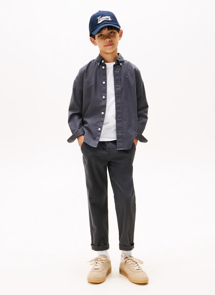 تومي هيلفيغر سراويل أساسية للأطفال بقصة عادية - Image 4