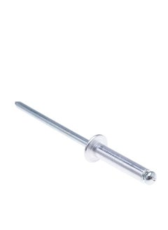 AQSON 4mm x 10mm Alloy Rivets, 100 Pack – Rivets for Metal, Blind Rivet, Dome Head Rivet, Aluminium Body and Steel Mandrel Pop Rivets for Tinplate, Metal Fastening, Leather – Push Rivets  - Image 2