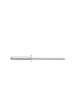 AQSON 4mm x 10mm Alloy Rivets, 100 Pack – Rivets for Metal, Blind Rivet, Dome Head Rivet, Aluminium Body and Steel Mandrel Pop Rivets for Tinplate, Metal Fastening, Leather – Push Rivets  - Image 4