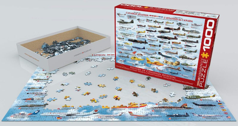 EuroGraphics History Canadian Aviation 1000 Piece Puzzle (6000-0231) - Image 3