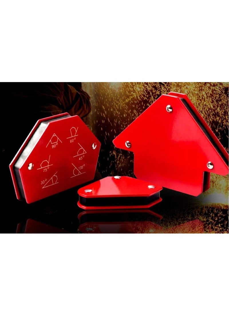 Rubik Magnetic Welding Holder 2-Arrow 2-Hexagon 2-Mini Welder Magnets Tool 6pc/Set, Holds 6 Angles 30° 45° 60° 75° 90° 135° and Up to 25 Pounds Weight - Image 2