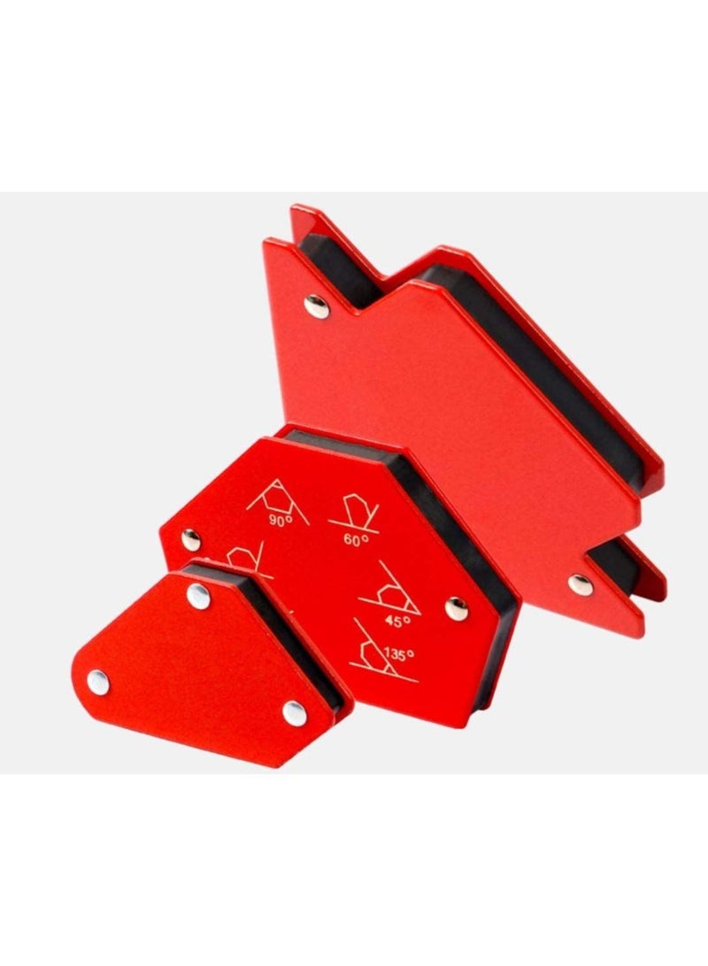 Rubik Magnetic Welding Holder 2-Arrow 2-Hexagon 2-Mini Welder Magnets Tool 6pc/Set, Holds 6 Angles 30° 45° 60° 75° 90° 135° and Up to 25 Pounds Weight - Image 3