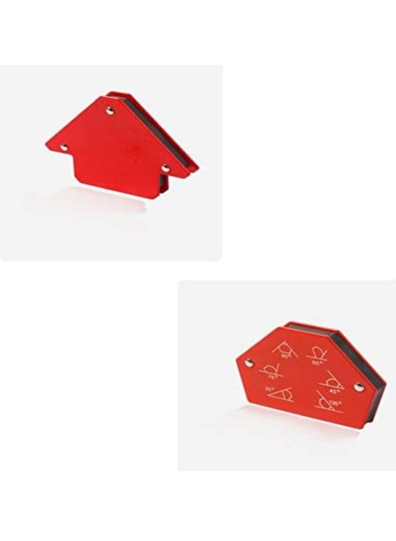 Rubik Magnetic Welding Holder 2-Arrow 2-Hexagon 2-Mini Welder Magnets Tool 6pc/Set, Holds 6 Angles 30° 45° 60° 75° 90° 135° and Up to 25 Pounds Weight - Image 5