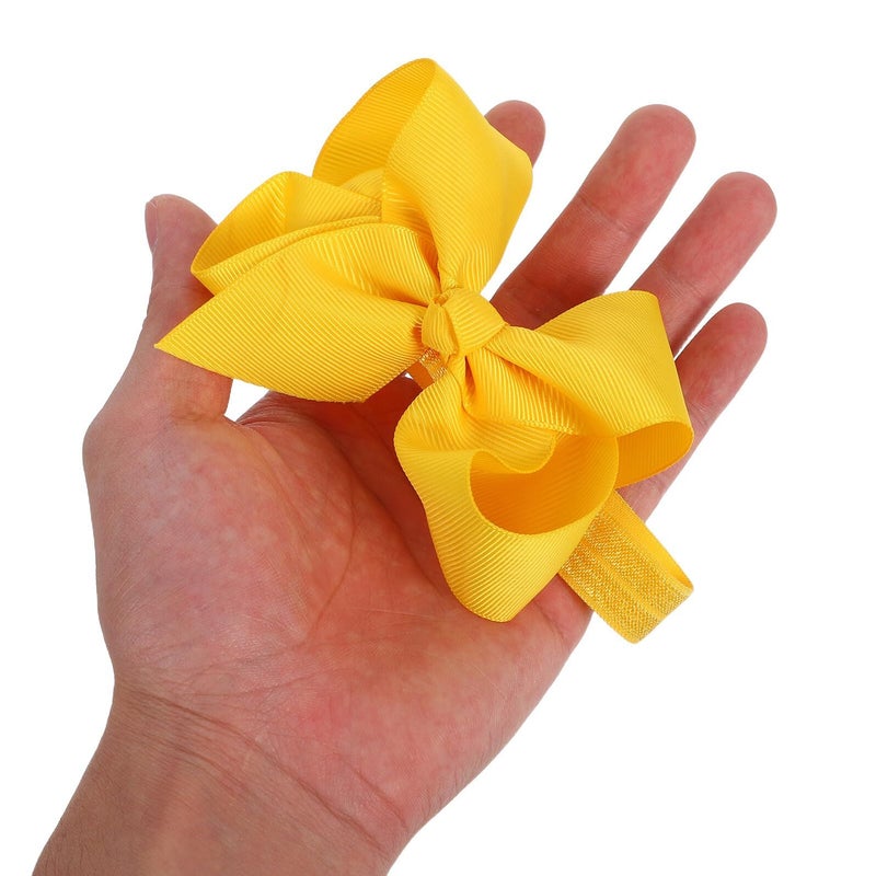 Mikikit 12pcs Knot Hair Bows Butterfly Design Headbands For Newborn - Image 5