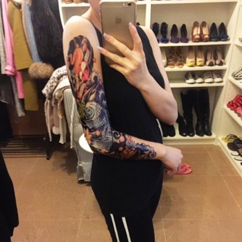 Da Lin Temporary Tattoo DaLin Extra Large Temporary Tattoos Full Arm and Half Arm Tattoo Sleeves for Men Women 20 Sheets - Image 5