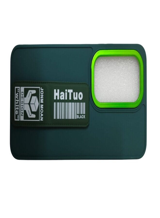 Case Cover For Hot 50 Pro Plus With Magnetic Hand Grip Green/White - Image 2