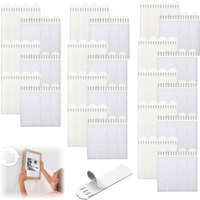 Bukela Picture Hanging Strips Heavy Duty, 36 Pairs Large Command Strips, Picture Hanger Kit, Damage Free Velcro Command Strips for Walls, Wall Sticky for Hanging without nails - Image 1
