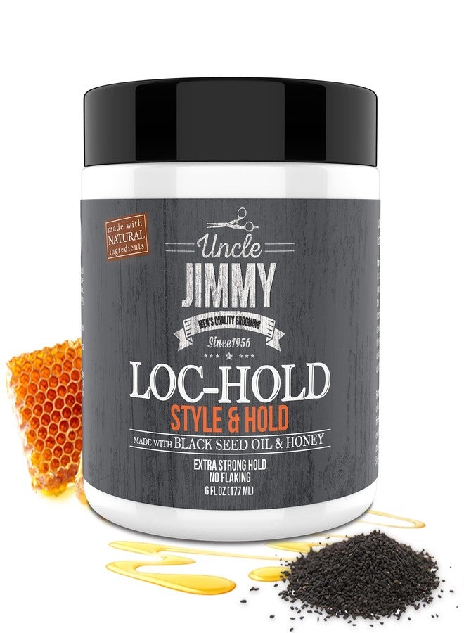 Uncle Jimmy Loc Hold Premium Hair Styling Pomade/Hair Wax - Medium to Strong Hold Clear Thick Formula Palmade 6 Fl Oz - Image 2