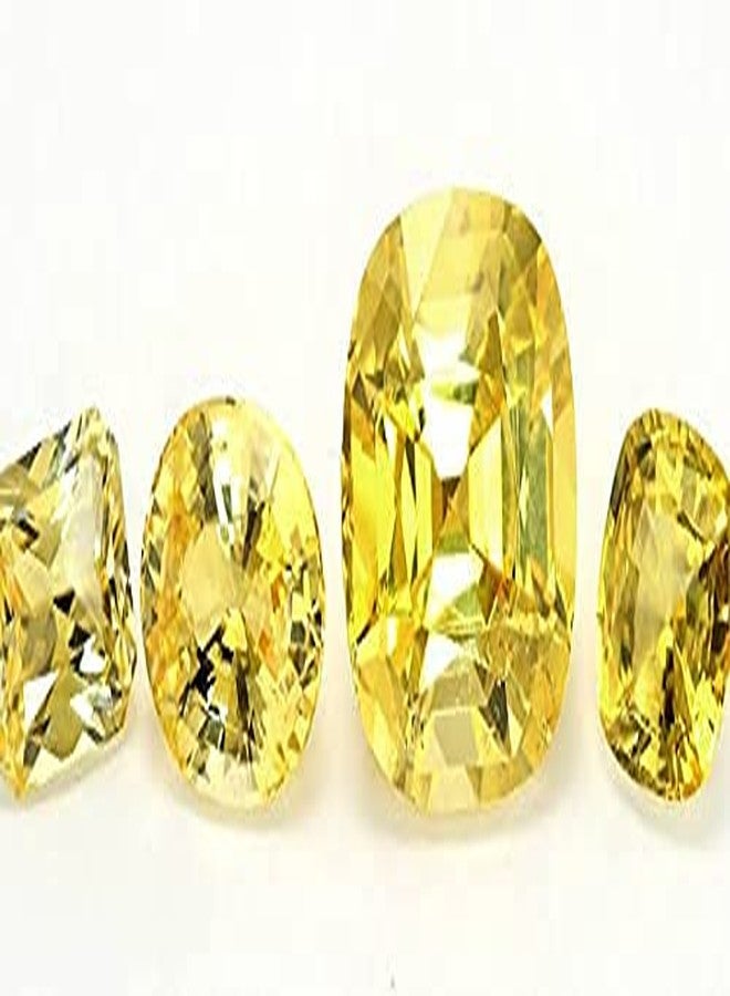 GEMS RIVER Original 2.00 Carat Yellow Sapphire/Pukhraj/Pokhraj Certified Natural Gemstone (K337) - Image 3